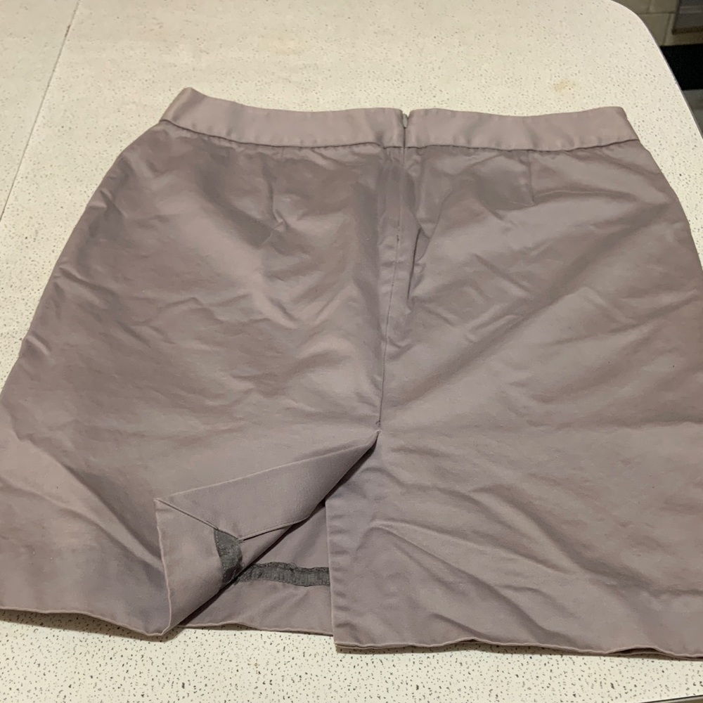 J. Crew Charcoal Cotton Skirt